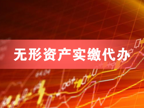 津市无形资产实缴资本代办